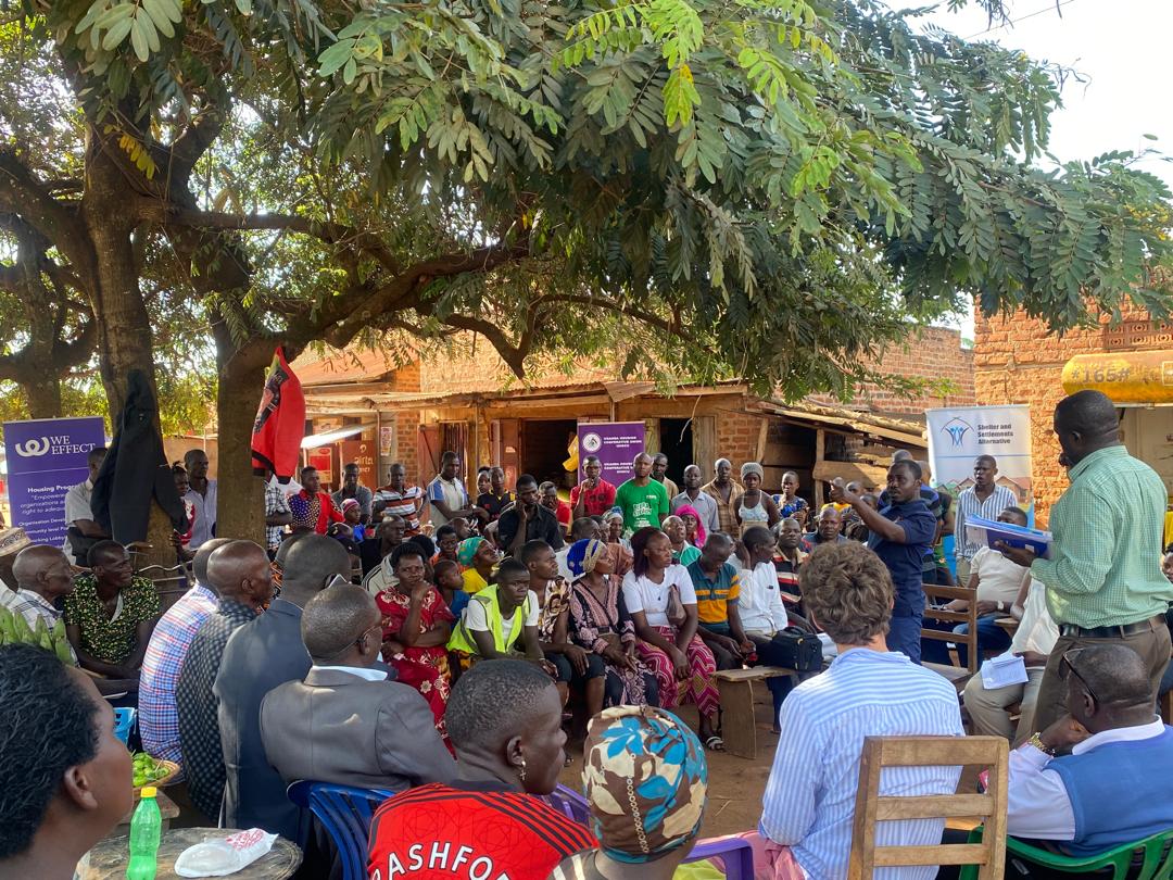 Community members gathered to plan cooperative housing